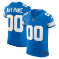 Detroit Lions Blue Team Vapor F.U.S.E. Elite Custom Jersey
