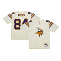 Minnesota Vikings Randy Moss Mitchell & Ness Cream Chainstitch Legacy Jersey