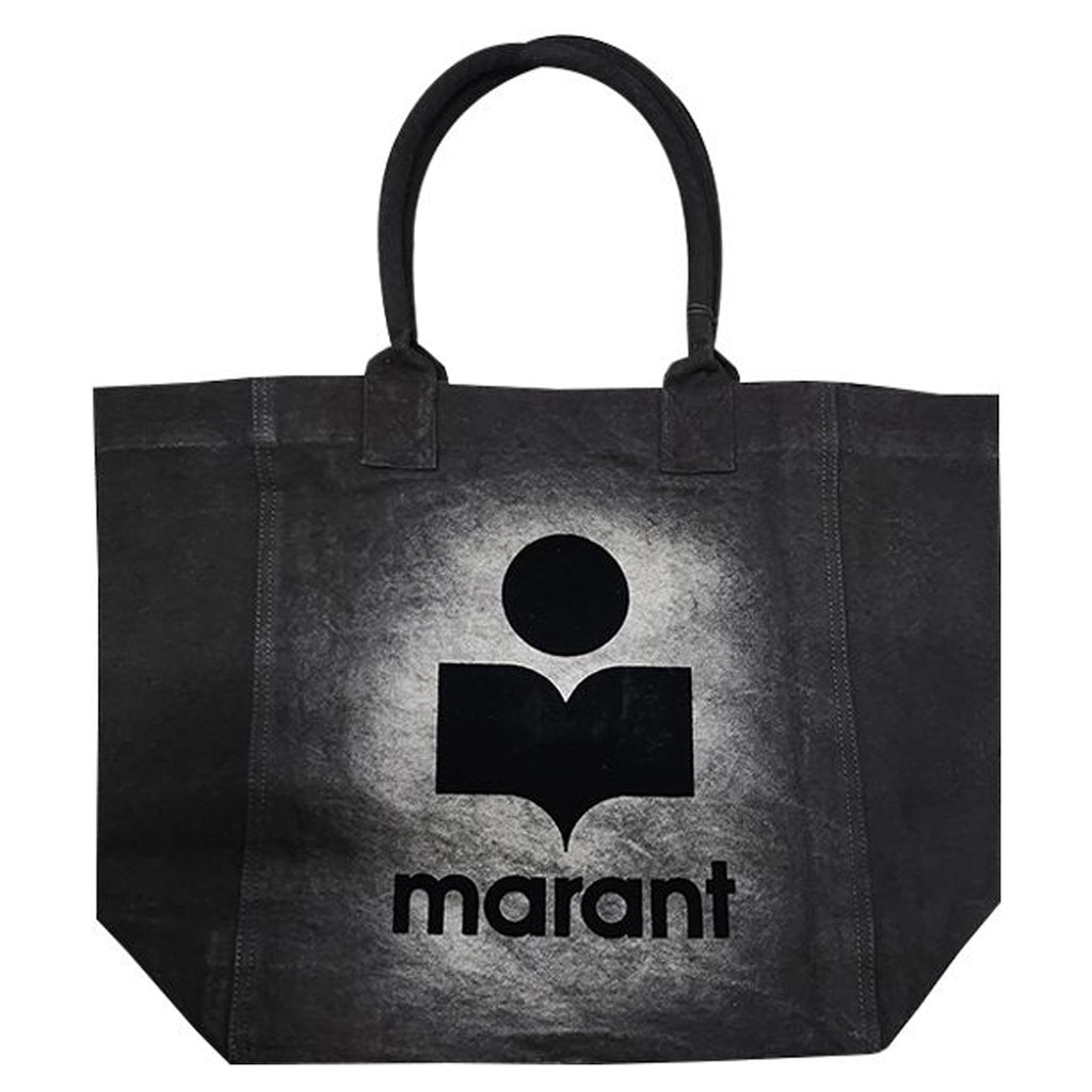 Yenky Embroidered Logo Shopper Bag Faded Black