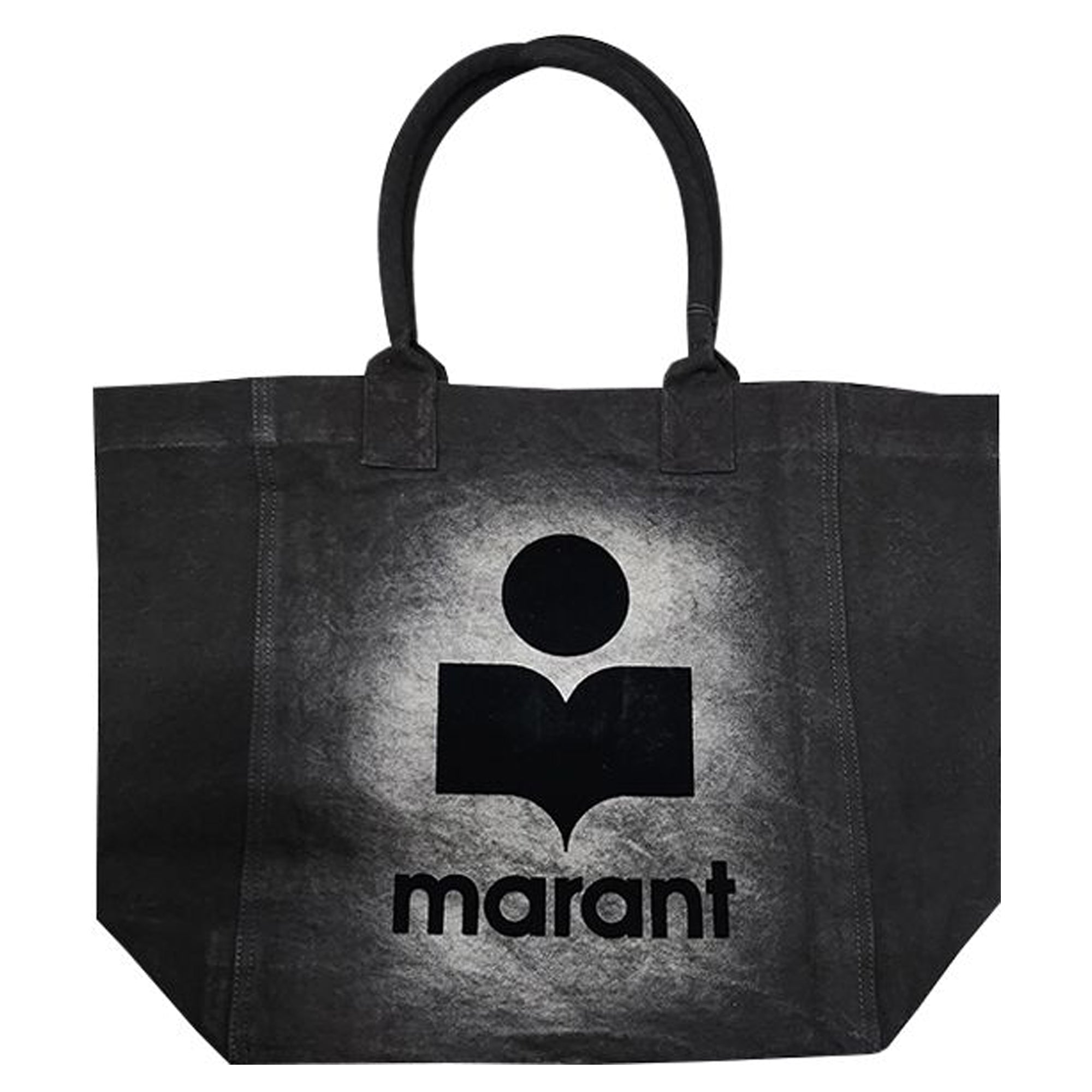 Yenky Embroidered Logo Shopper Bag Faded Black