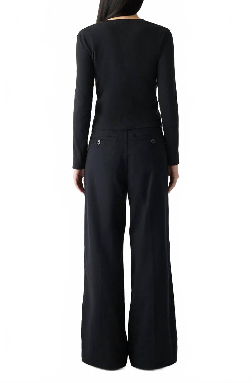 Frida Trouser In Vintage Black