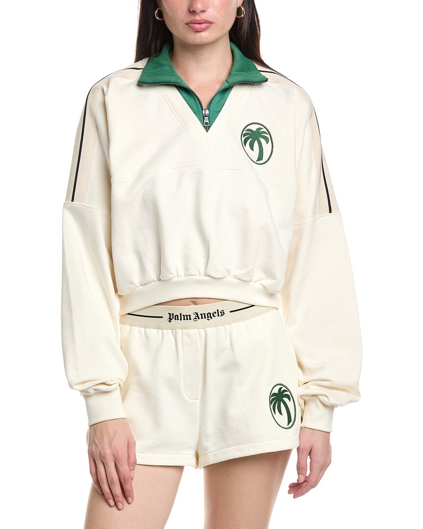 Palm Angels Crewneck Zip Sweatshirt