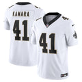 New Orleans Saints Alvin Kamara White Vapor F.U.S.E. Limited Jersey