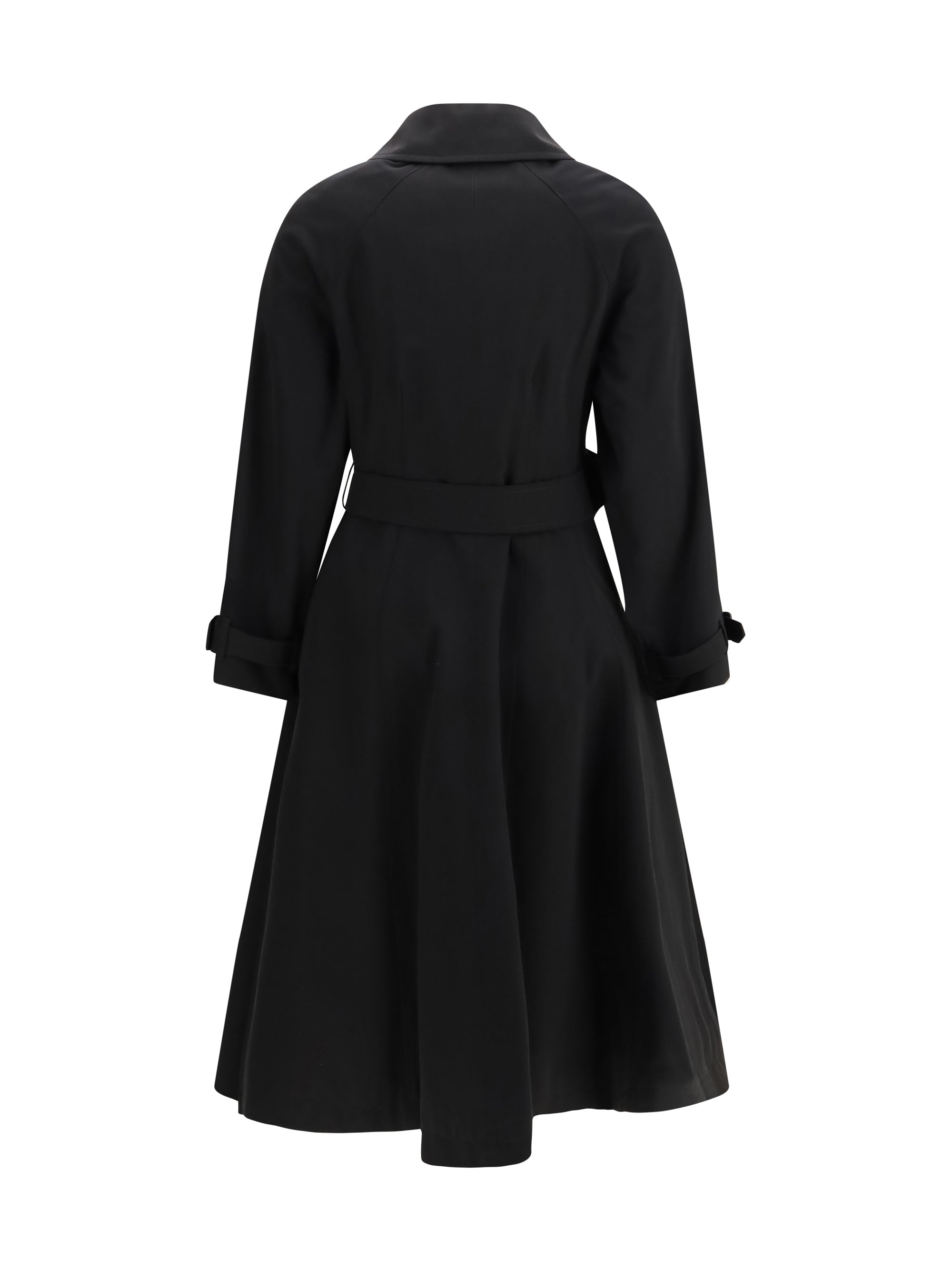 Burberry Women Ellingham Gabardine Trench Coat