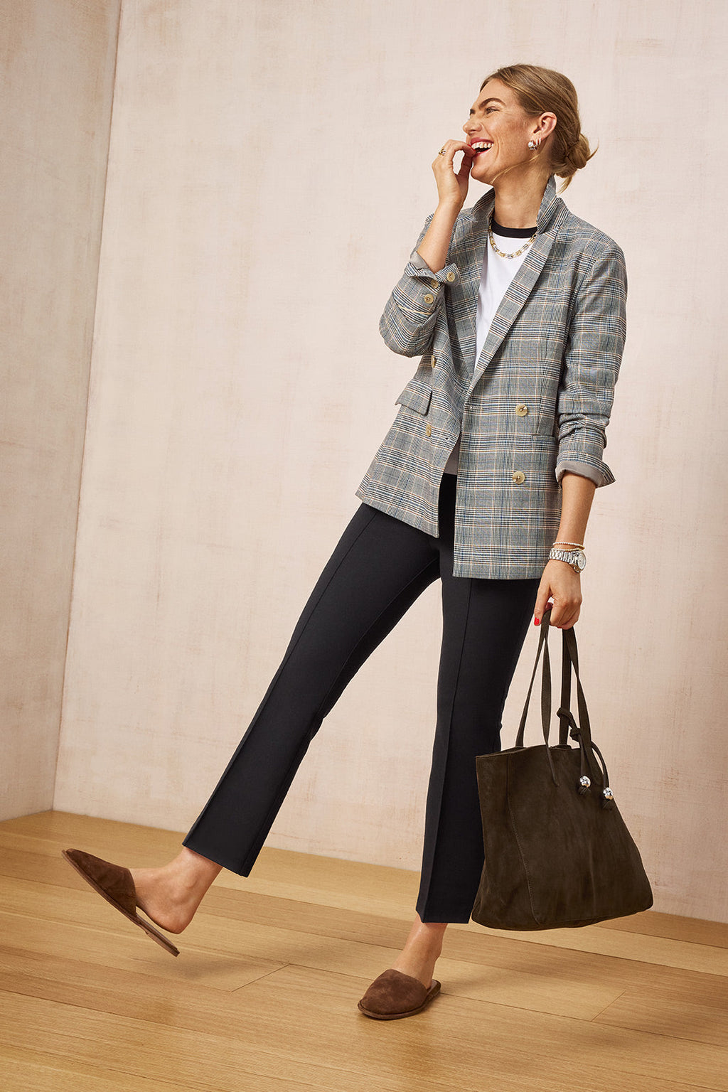 Women's Marcia Plaid Blazer
