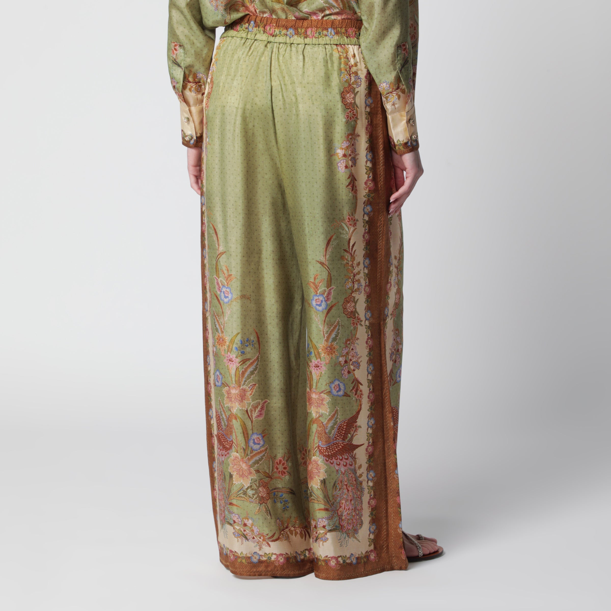 Zimmermann Indra Relaxed Trousers With Floral Print Women
