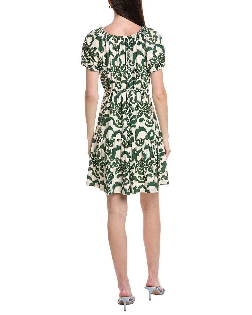 Maison Tara Printed Ity Mini Dress