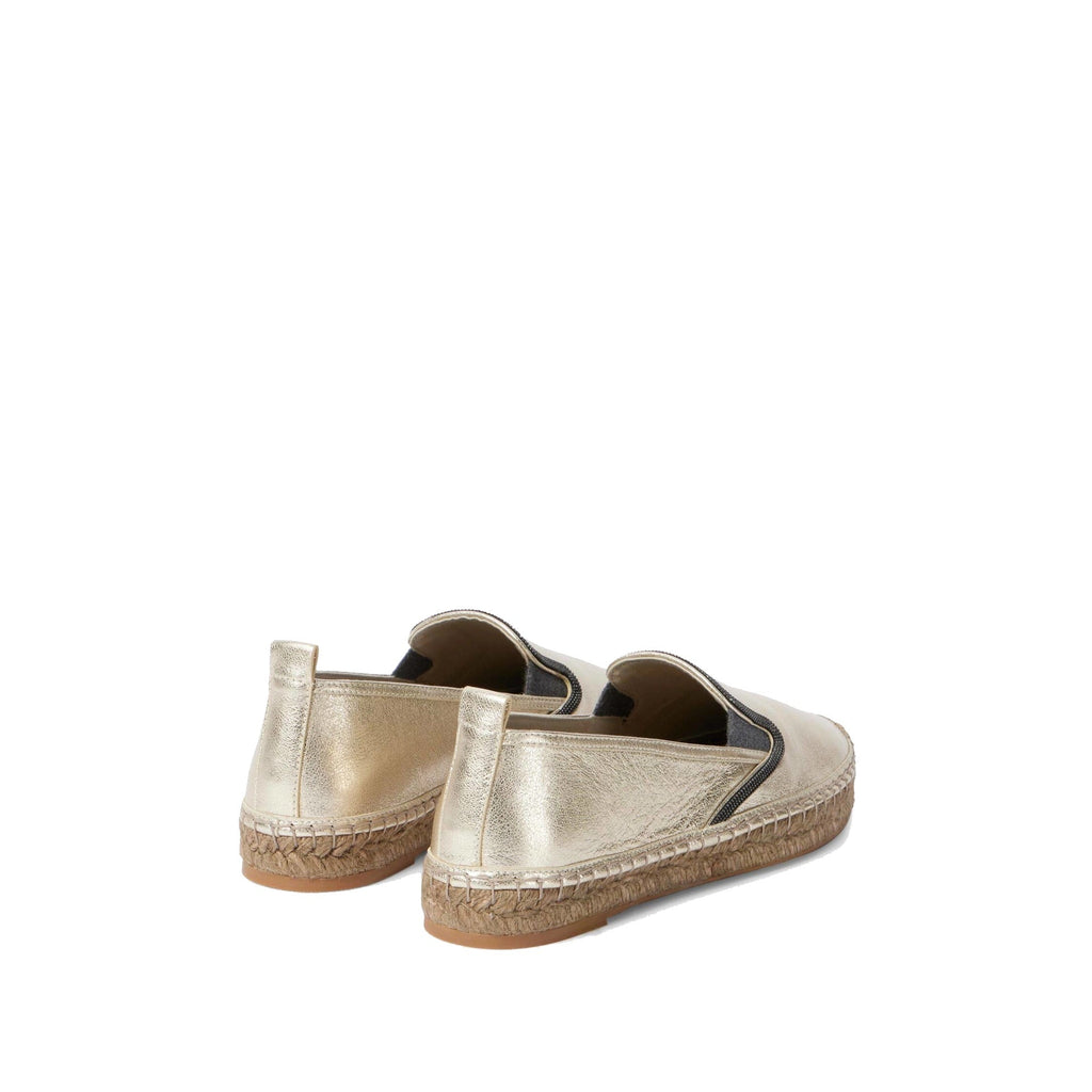 Brunello Cucinelli Leather Espadrilles Women