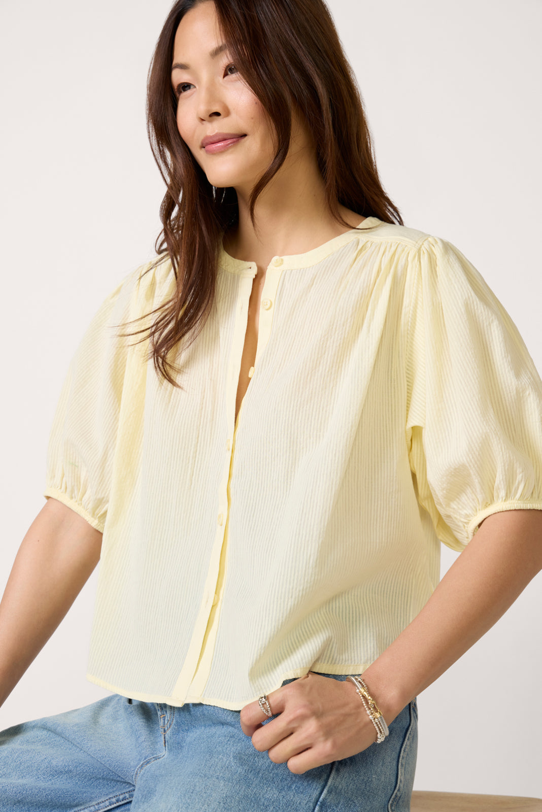 Women's Short Sleeve Button Down Shirt