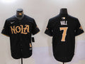Men's New Orleans Saints Taysom Hill #7 Black Player Game Jersey1