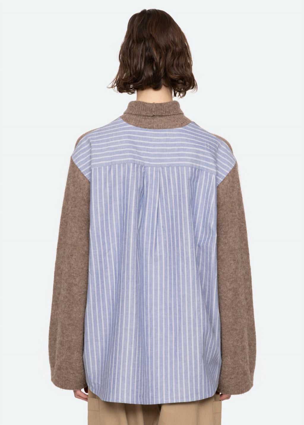 Mallory Turtleneck Sweater In Camel Multi