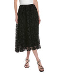 CeCe Lace A-Line Midi Skirt