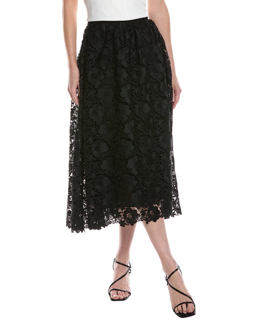 CeCe Lace A-Line Midi Skirt