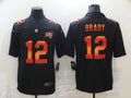 Men's Tampa Bay Buccaneers #12 Tom Brady Black Alternate Game Jersey1