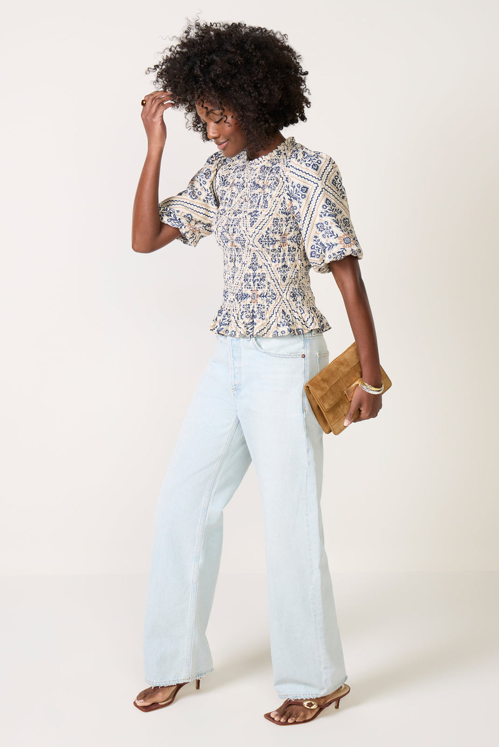 Women's Mina Smocked Blouse
