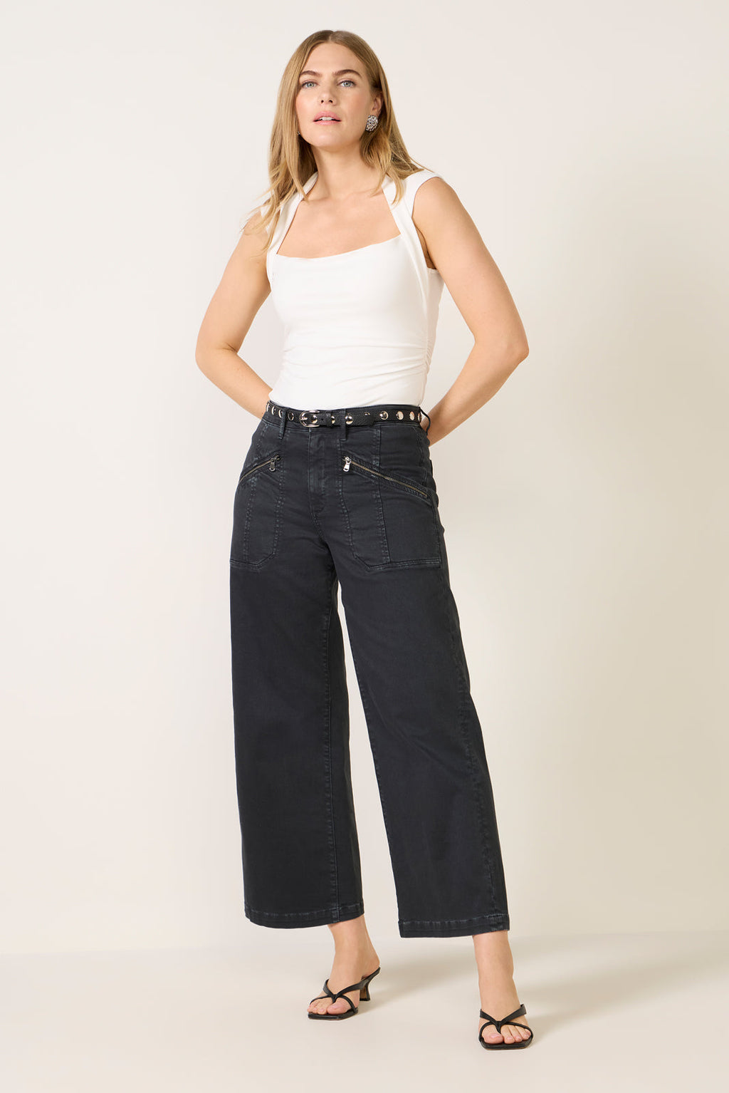 Women's Meg Wide Leg w Zipper Pocket Pants