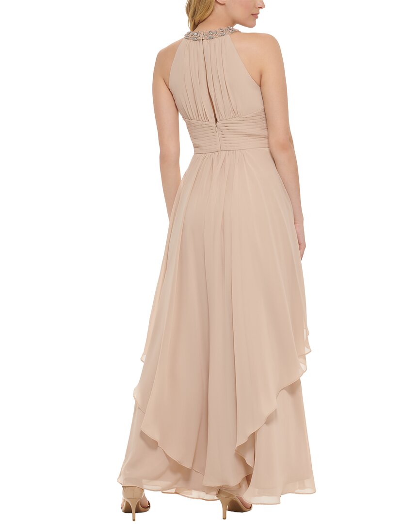 Eliza J Halter Chiffon Gown