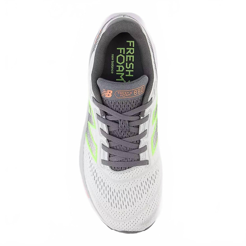 Women's Fresh Foam X 880V14 Running Shoes In Grey Matter Bleached Lime Glo