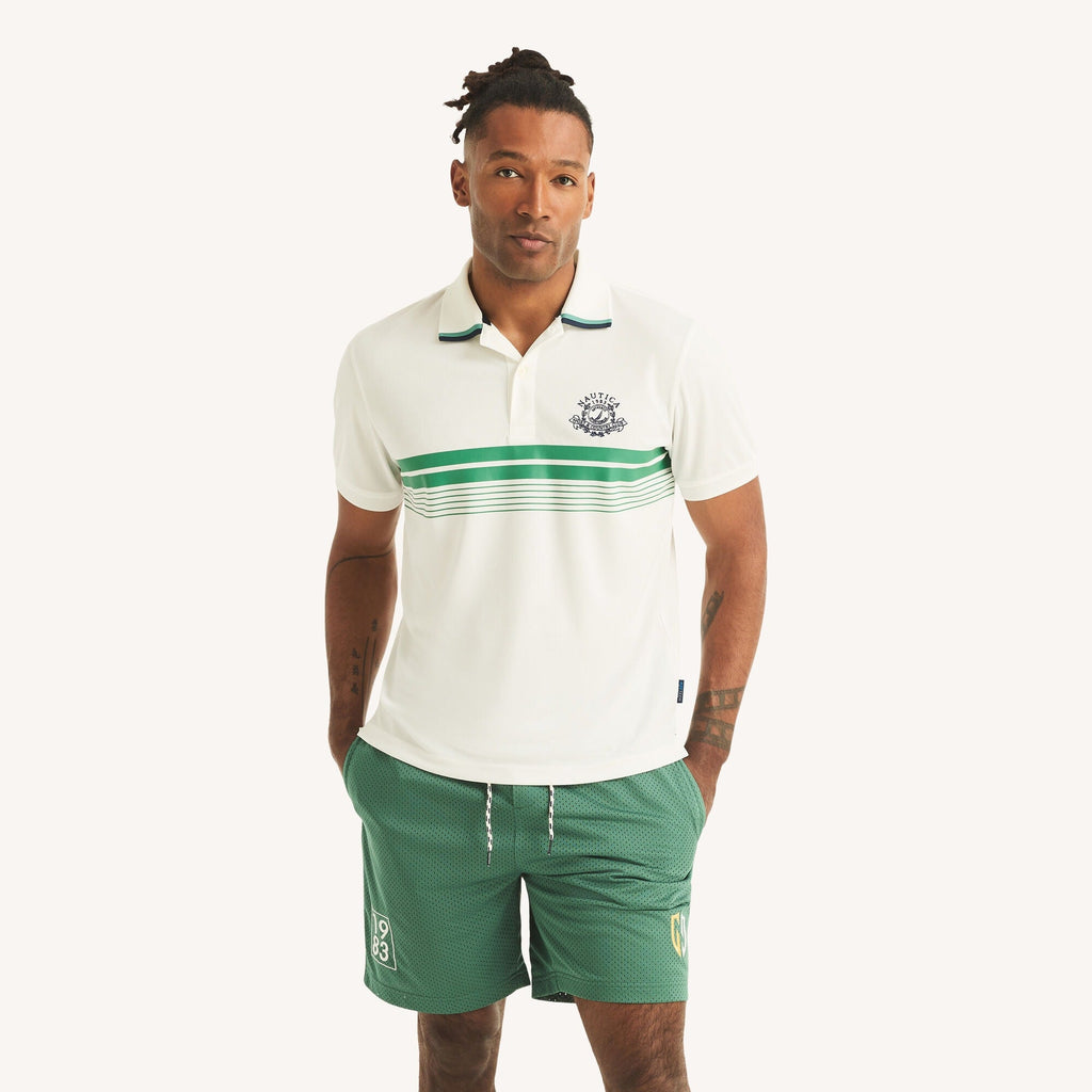 Nautica Mens Navtech Classic Fit Performance Polo