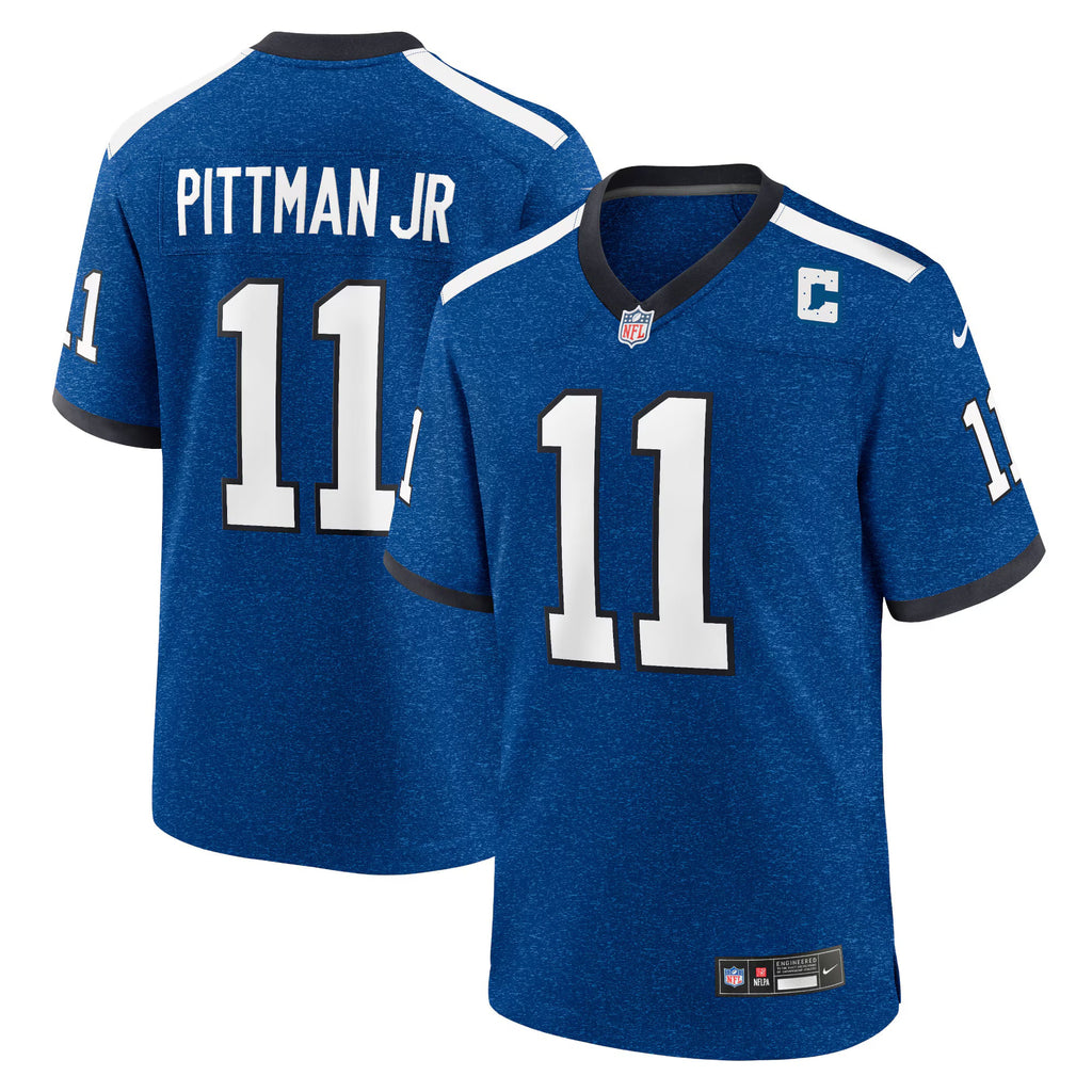 Indiana Nights Indianapolis Colts Michael Pittman Jr. Blue Alternate Game Jersey