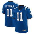 Indiana Nights Indianapolis Colts Michael Pittman Jr. Blue Alternate Game Jersey