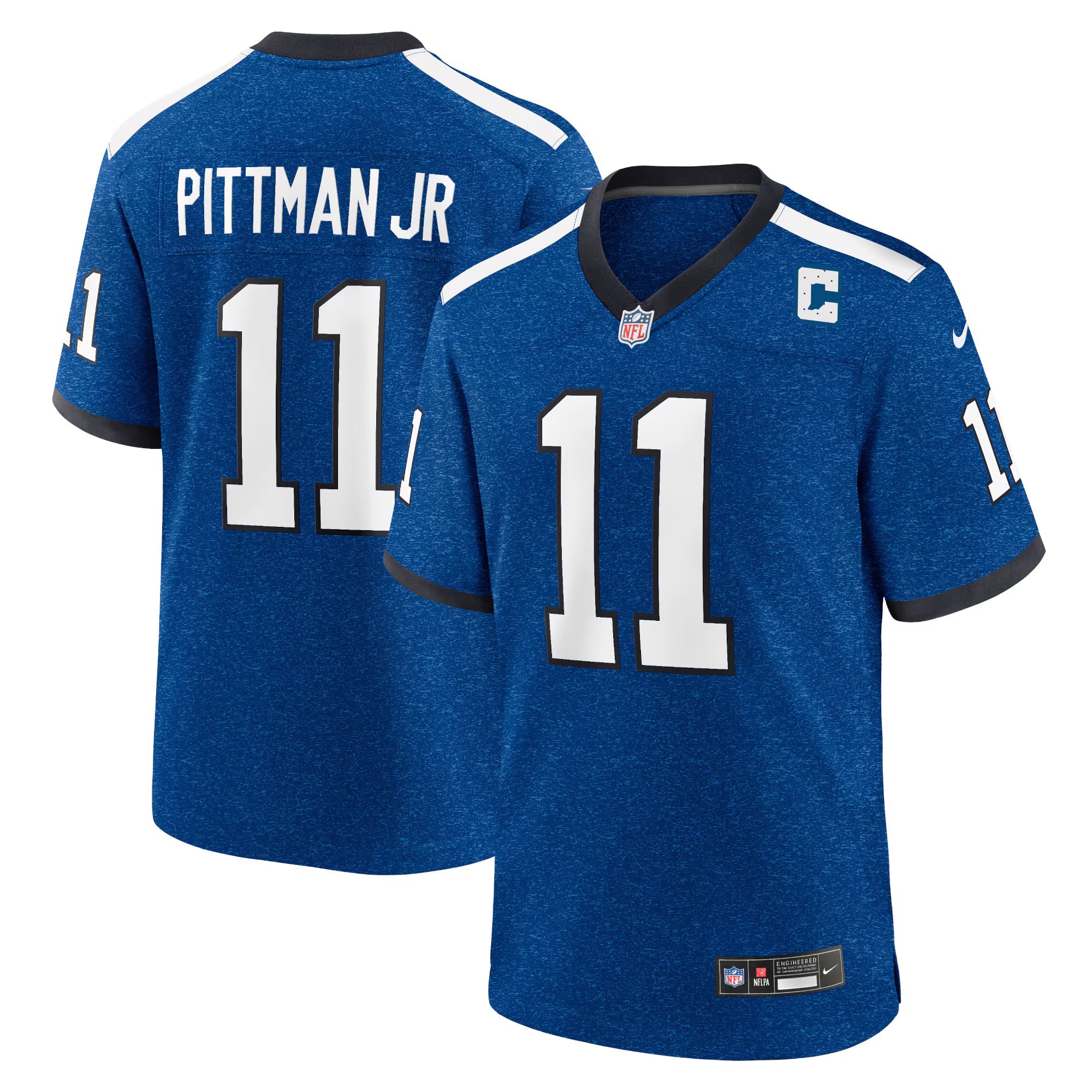 Indiana Nights Indianapolis Colts Michael Pittman Jr. Blue Alternate Game Jersey