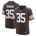 Cleveland Browns Raheim Sanders Brown Team Game Jersey