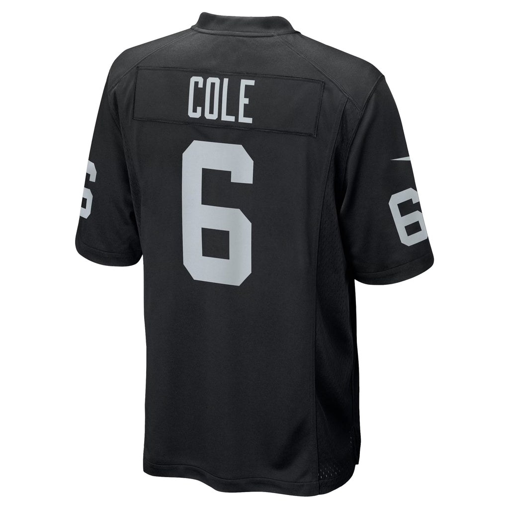 Las Vegas Raiders AJ Cole Black Game Jersey