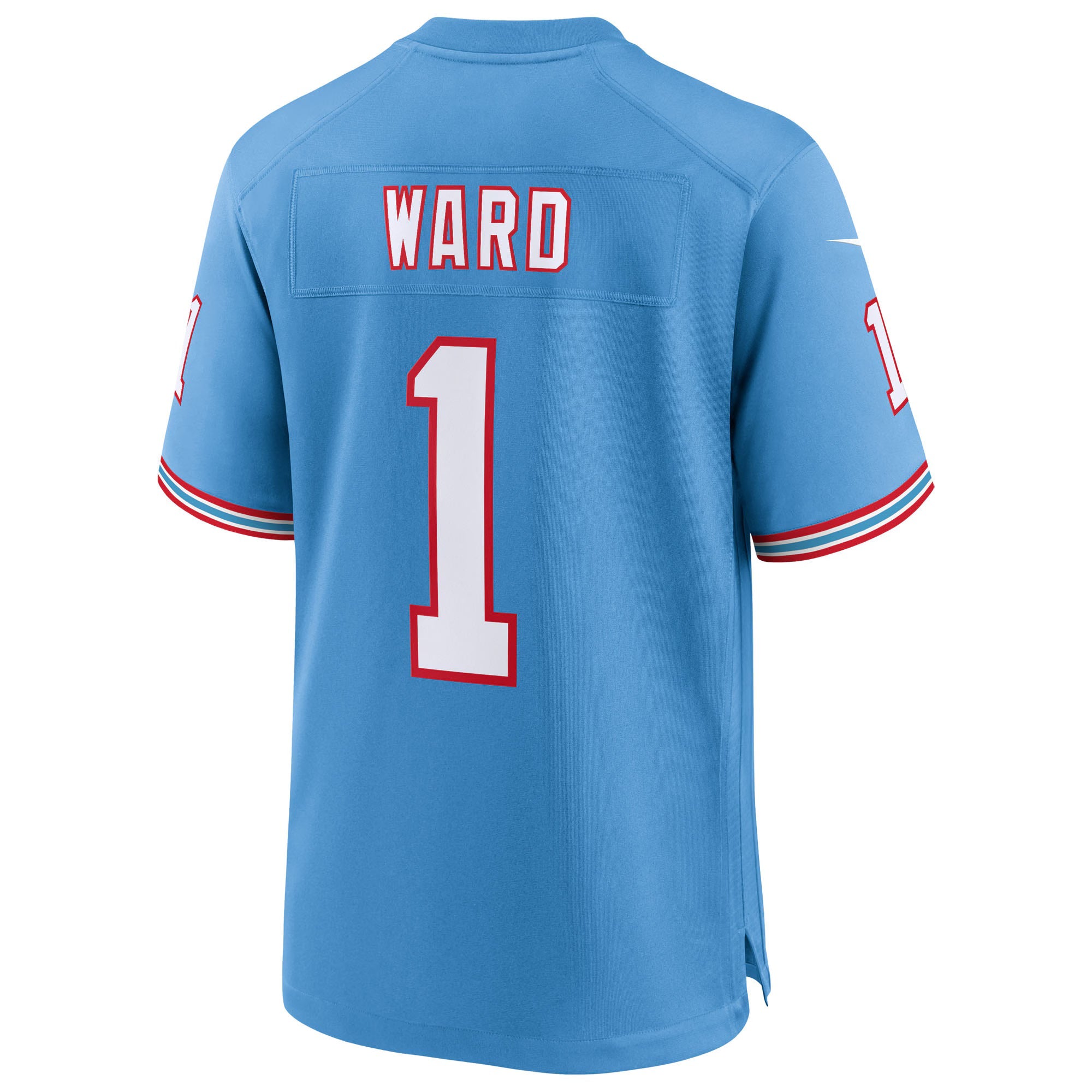 Tennessee Titans Cameron Ward Light Blue 2025 NFL Draft First Round Pick 2nd Alternate Game Jersey