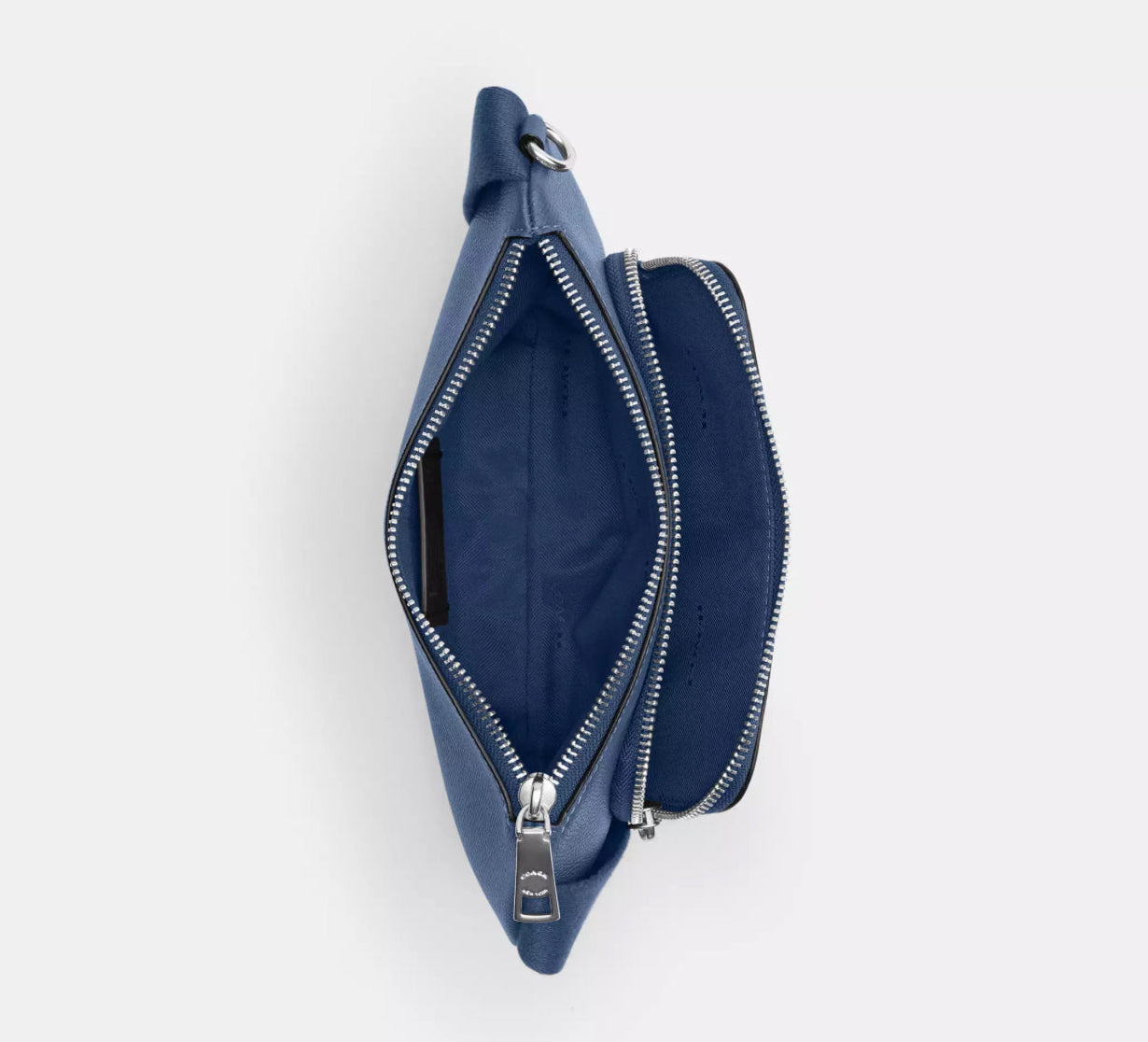NWT Coach Leather Belt Bag Sling Bag Fanny Pack With Signature Canvas Interior Detail
