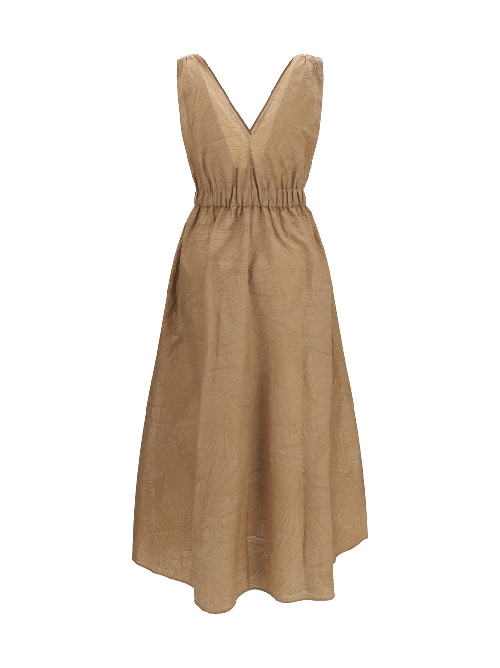 Brunello Cucinelli Women Midi Dress With Floral Motif