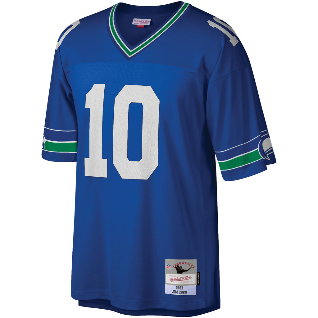 Seattle Seahawks Jim Zorn Mitchell & Ness Royal Legacy Replica Jersey