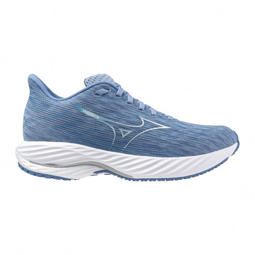 Women's Wave Rider 28 Running Shoe In Glacier Lake-White