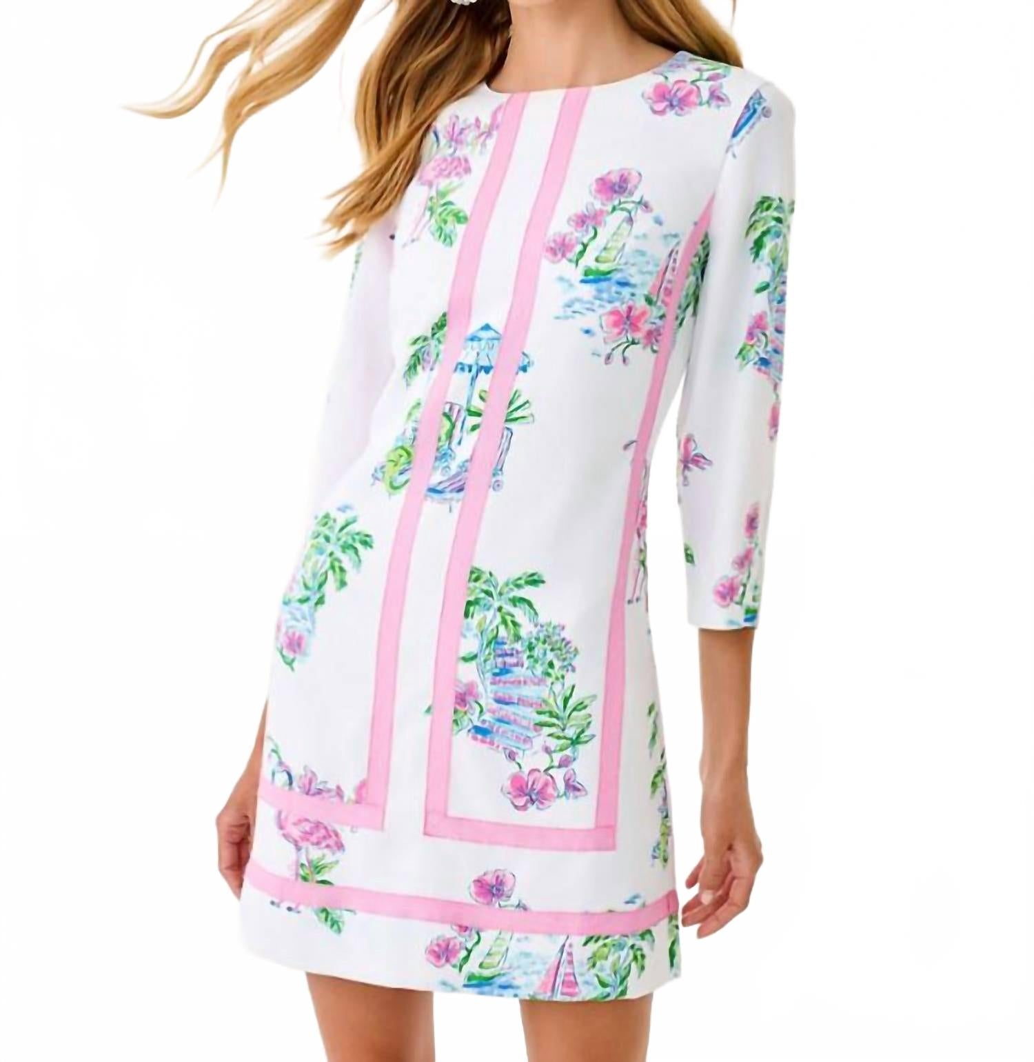 Margaux Dress In Resort White Dee Lightful