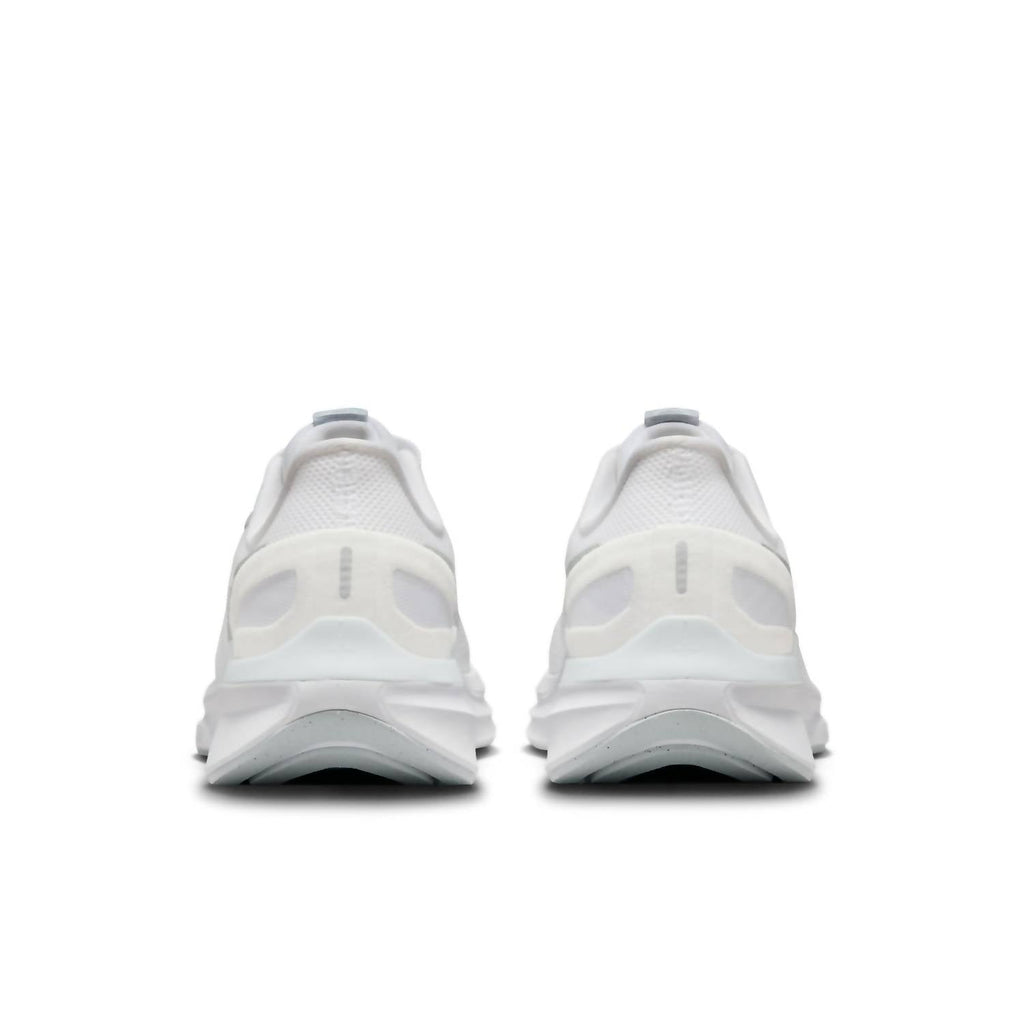 Women's Structure 25 Staility Running Shoes In White/metallic Silver