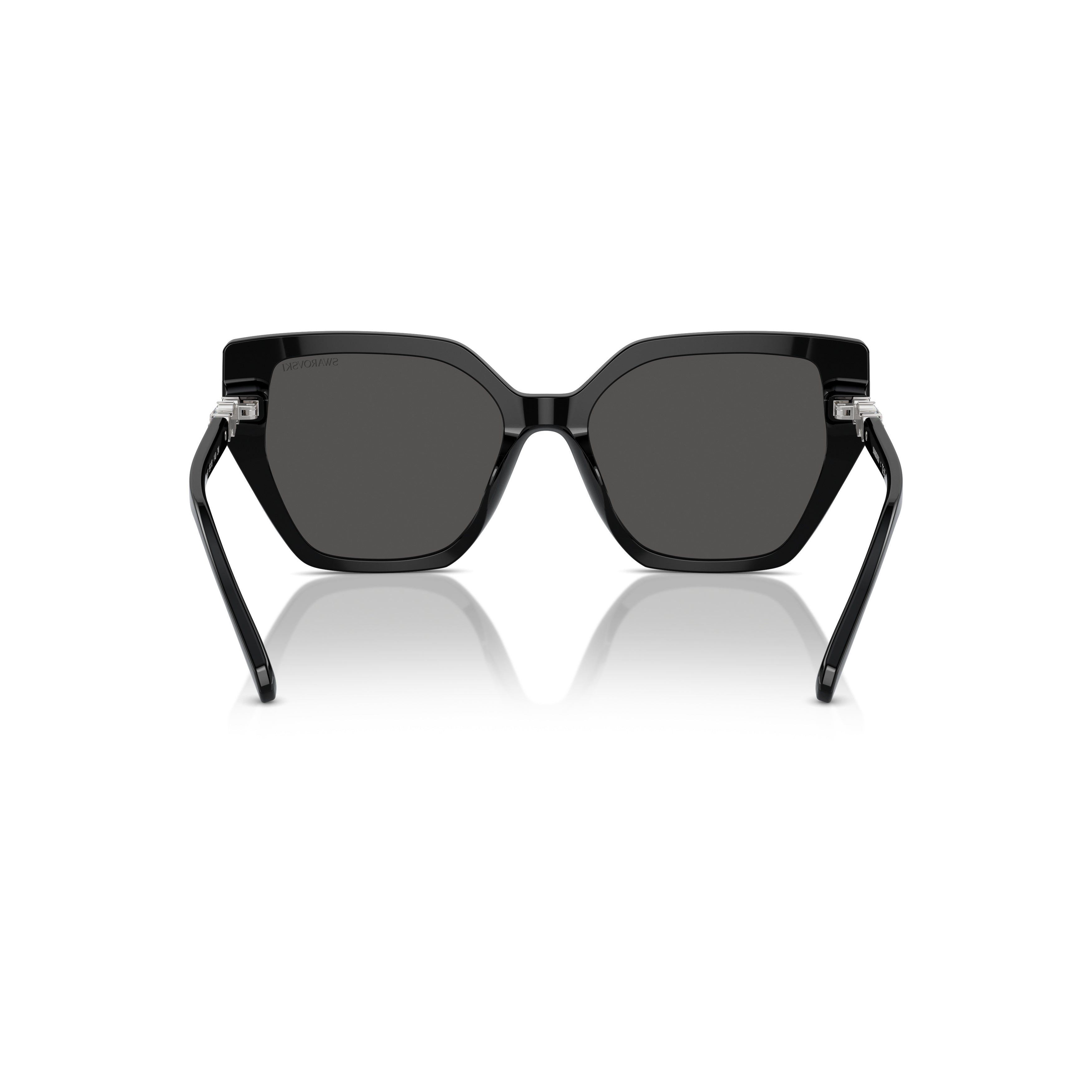 0Sk6016 Oversized Square Frame Sunglasses with Crystal Accents