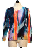 Women's Crossings On Crossings Sweater Top In Multicolor