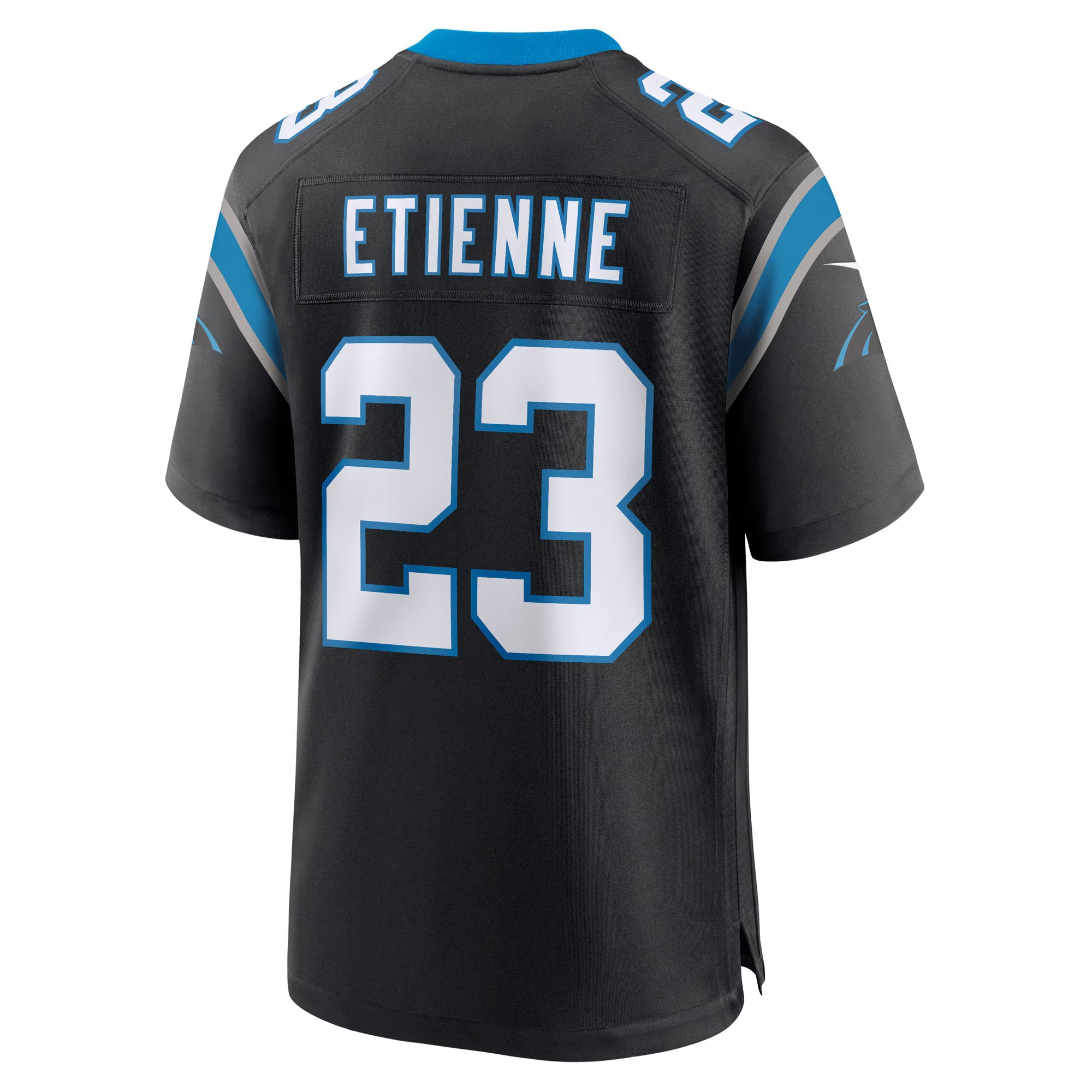 Carolina Panthers Trevor Etienne Black Team Game Jersey