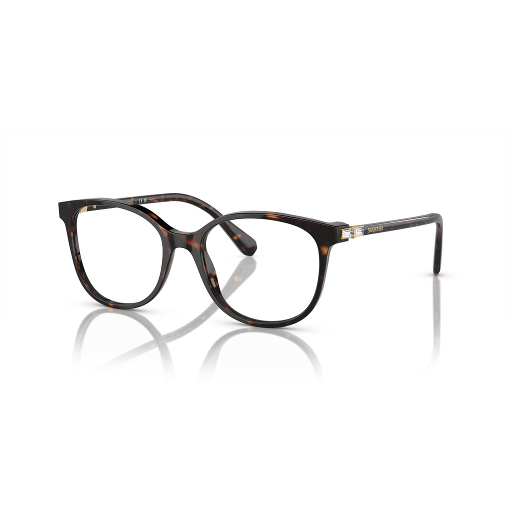 0Sk2002 Rounded Tortoiseshell Acetate Sunglasses with Cat-Eye Detail