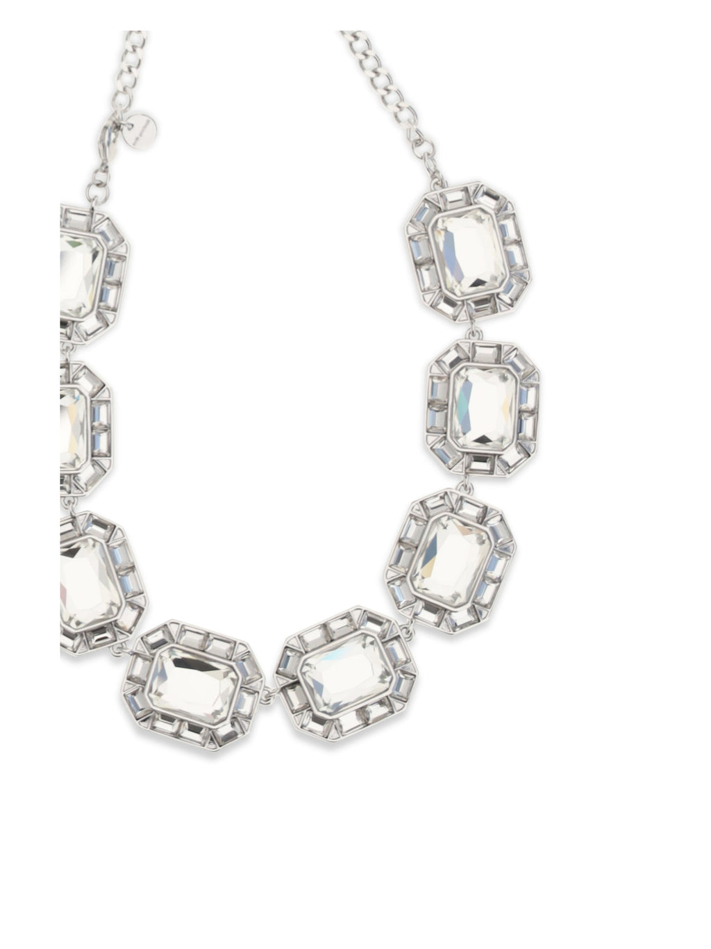 Self-Portrait Women Silver Crystal Necklace
