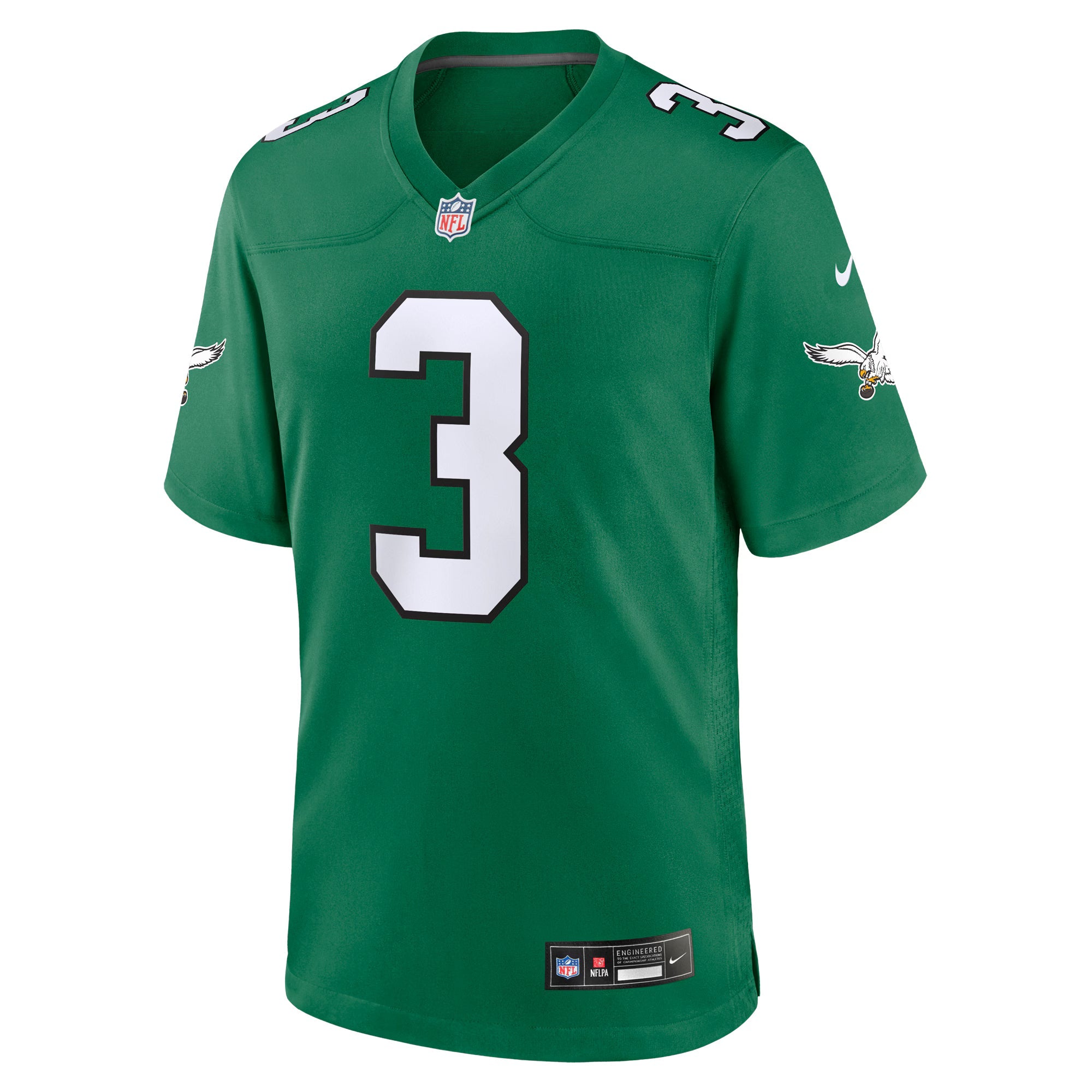Philadelphia Eagles Nolan Smith Kelly Green Alternate Game Jersey