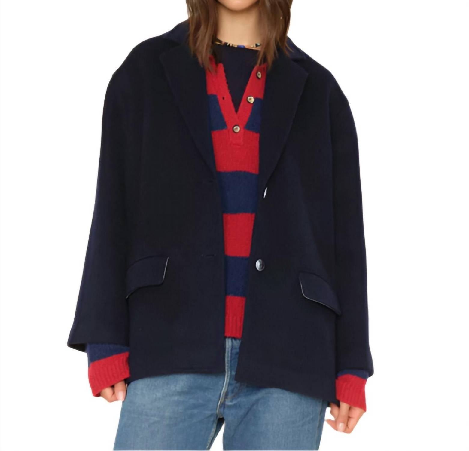 Rowan Jacket In Dark Navy