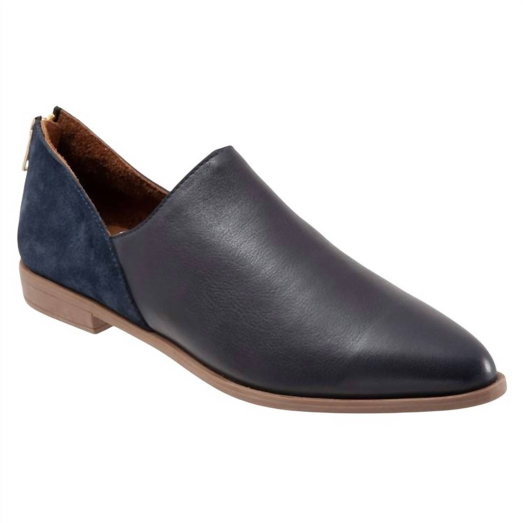 Women's Beau Flat Shoes In Navy