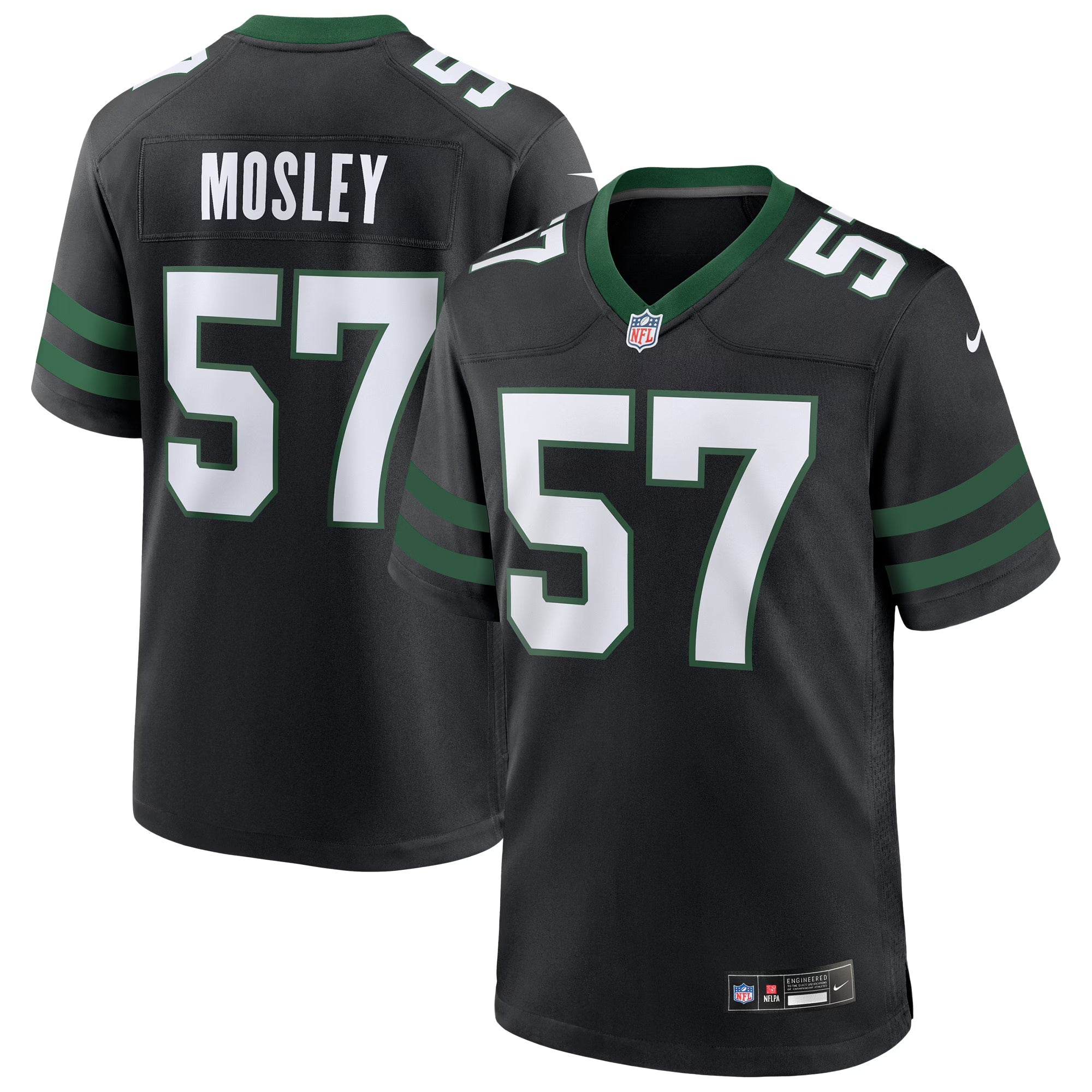 New York Jets C.J. Mosley Legacy Black Alternate Game Jersey