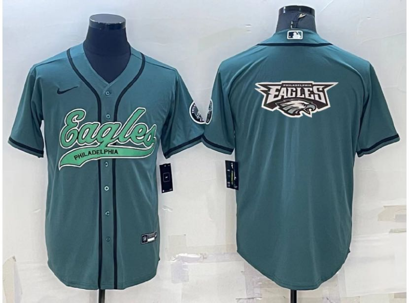 Men's Philadelphia Eagles Midnight Green Game jersey