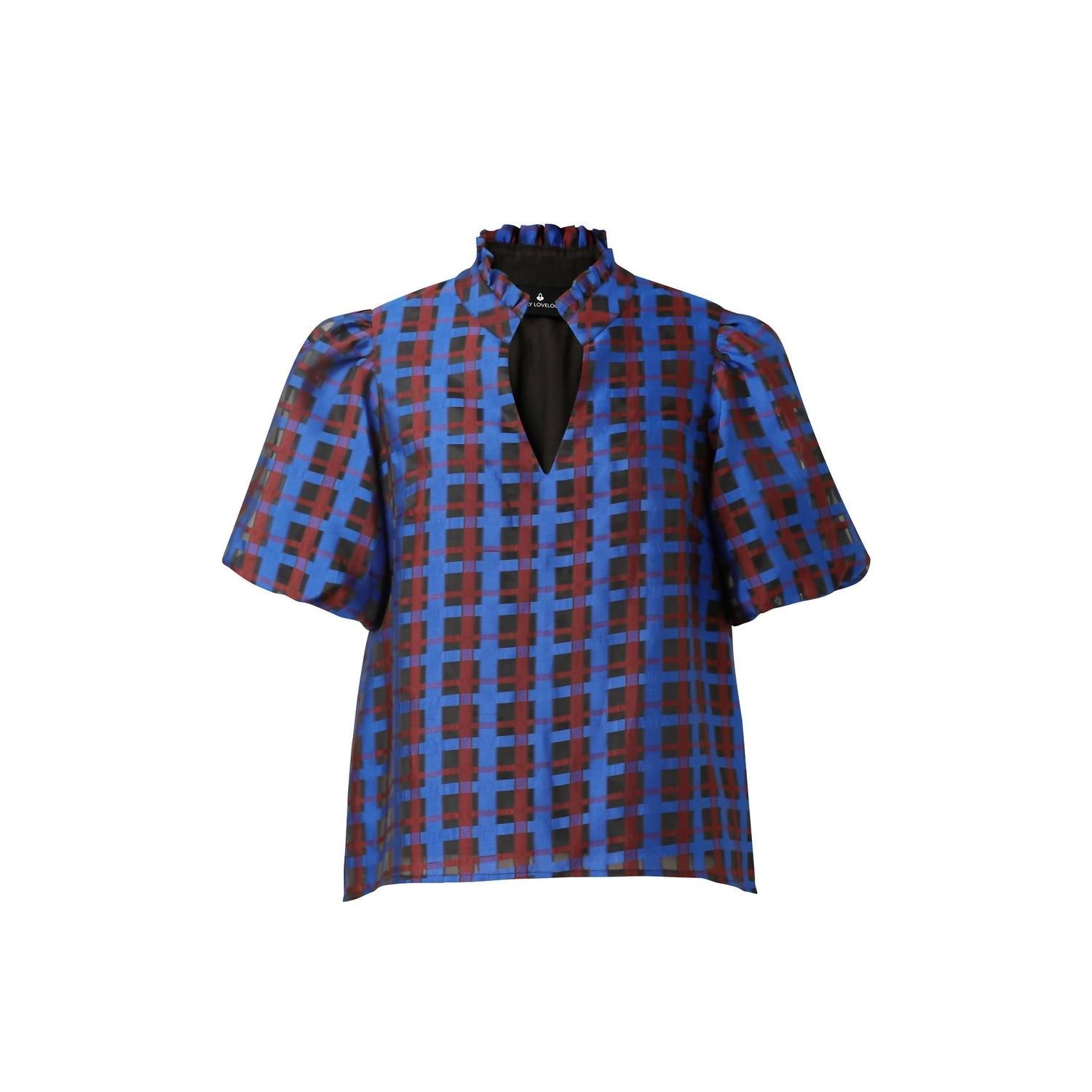 Aida Top In Blue