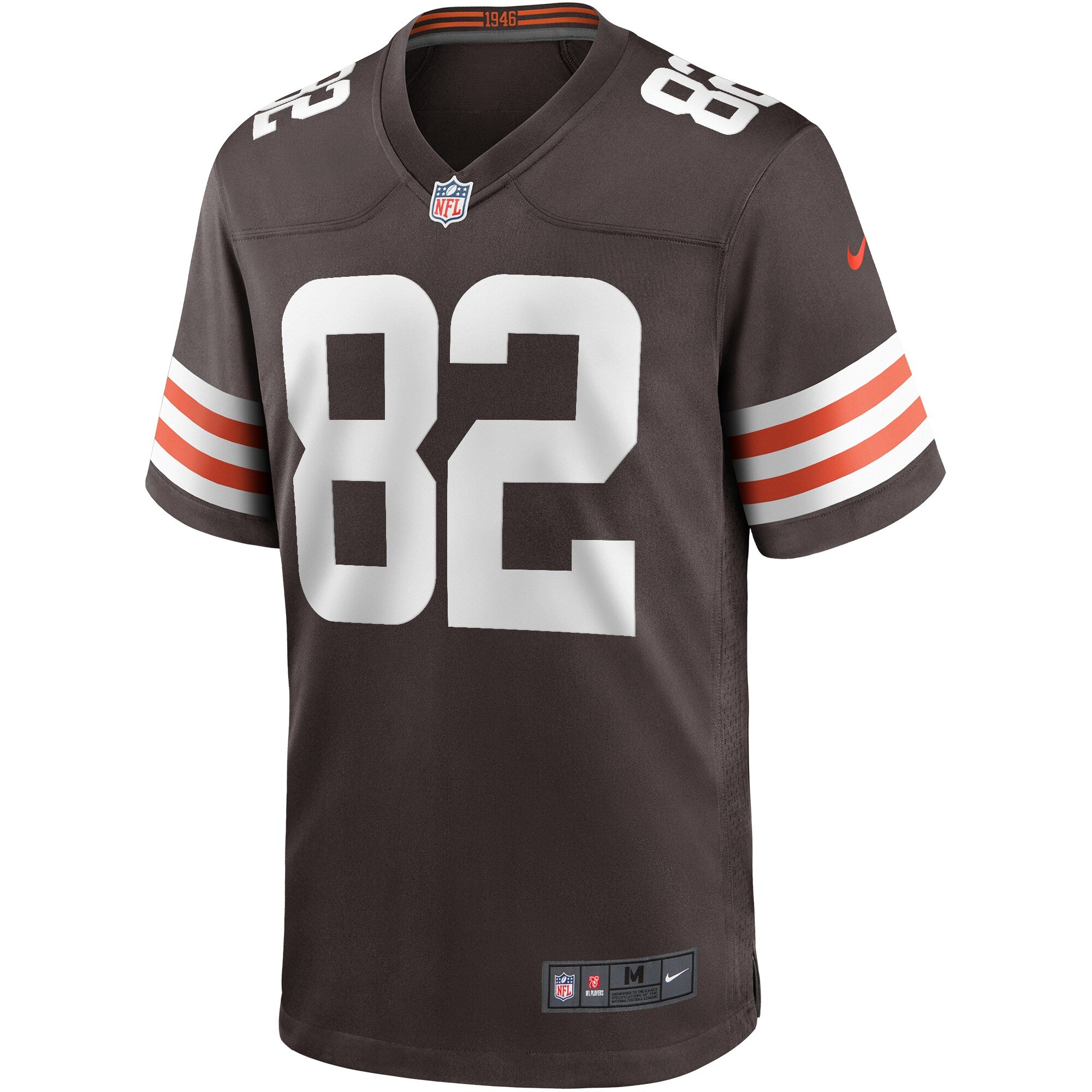 Cleveland Browns Ozzie Newsome Brown Game Retired Player Jersey