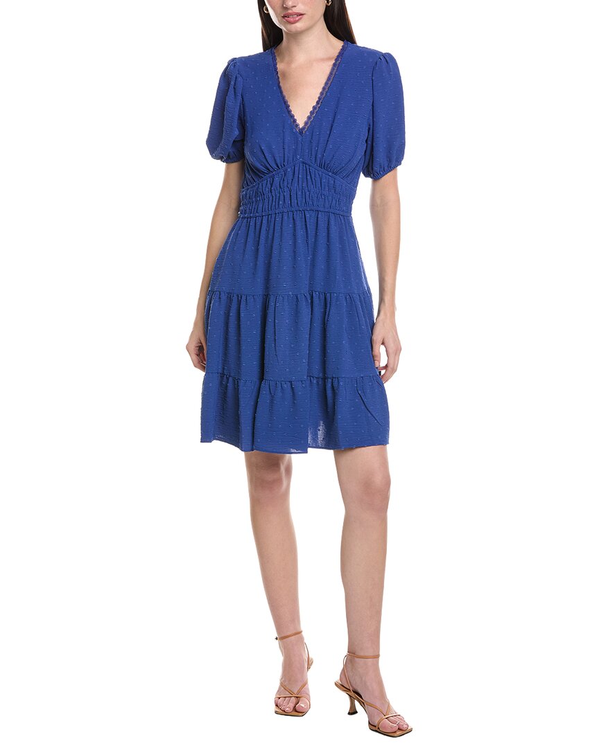 Maison Tara Swiss Dot Midi Dress