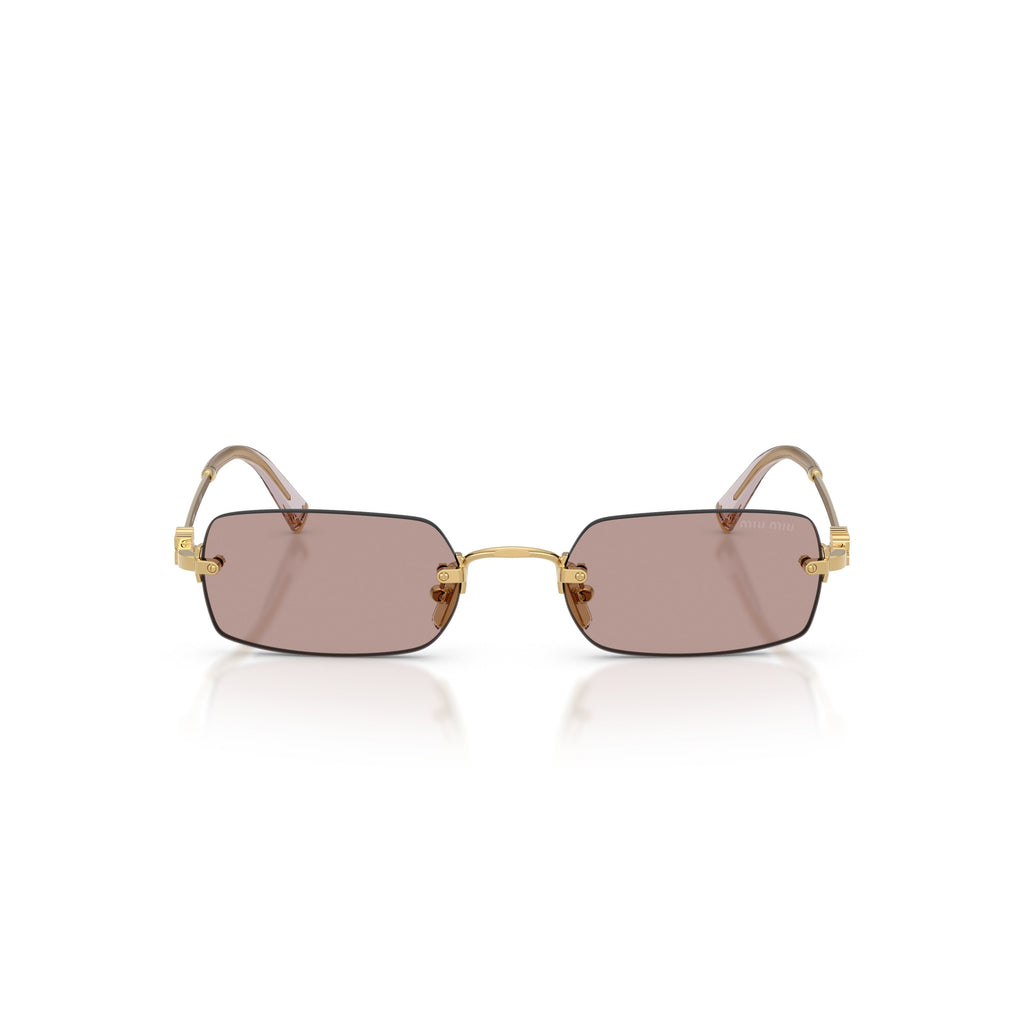 0mu B50s Rimless Rectangular Sunglasses
