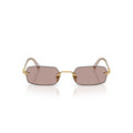 0mu B50s Rimless Rectangular Sunglasses